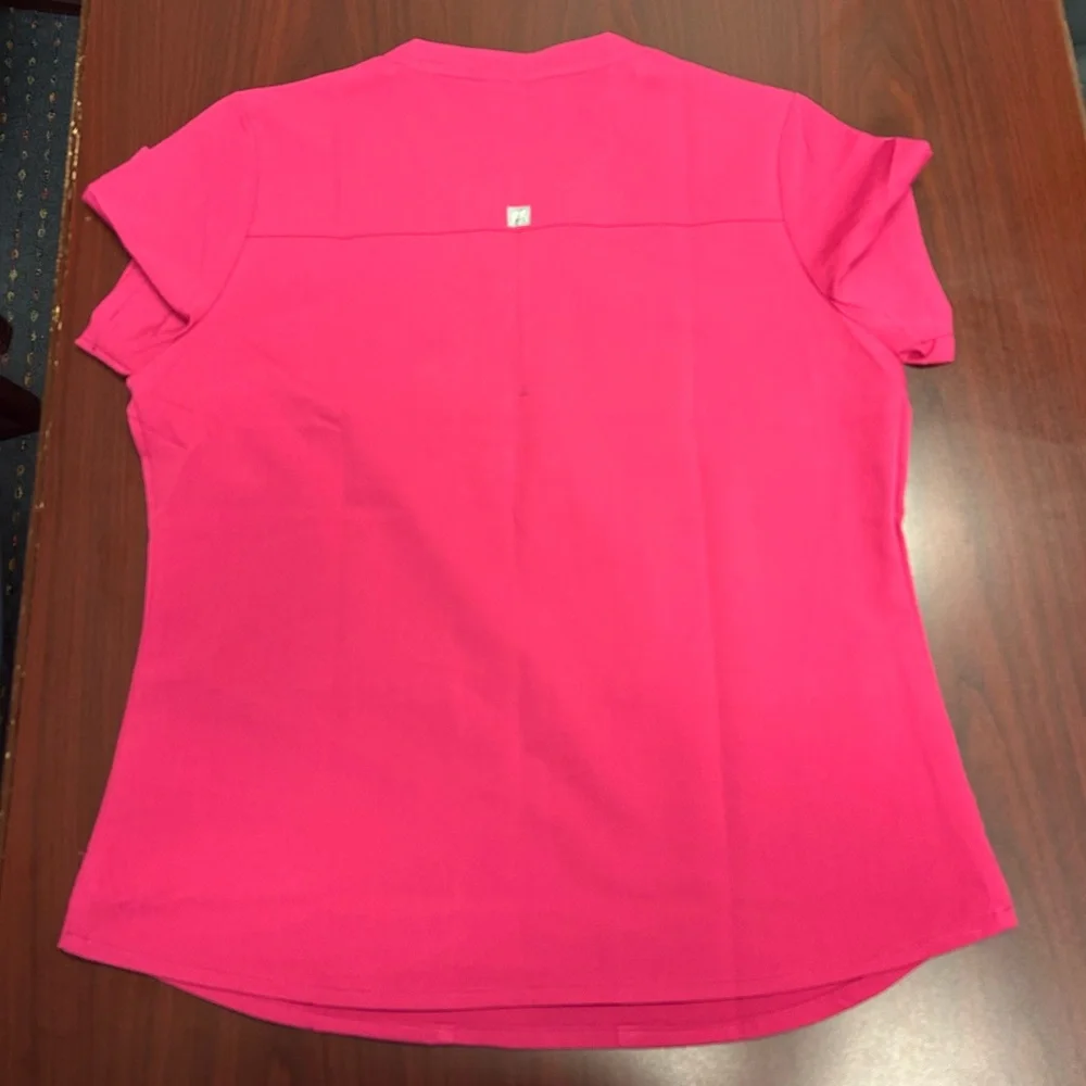 Fabletics Vibrant Pink Activewear Scrub Set - Picture 9 of 9